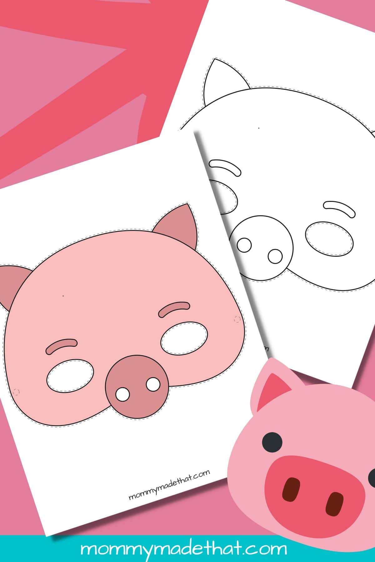 printable pig mask