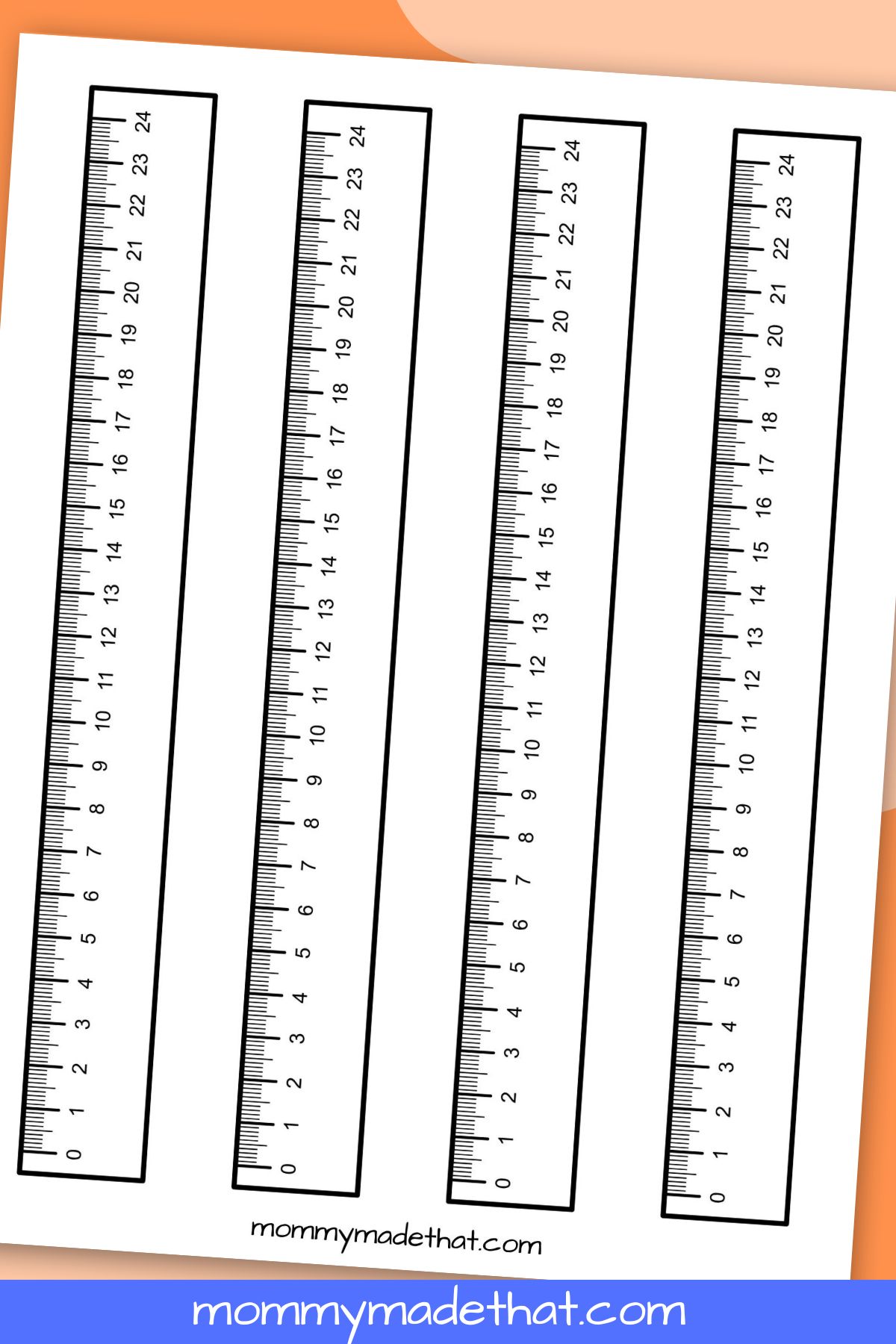 printable millimeter ruler