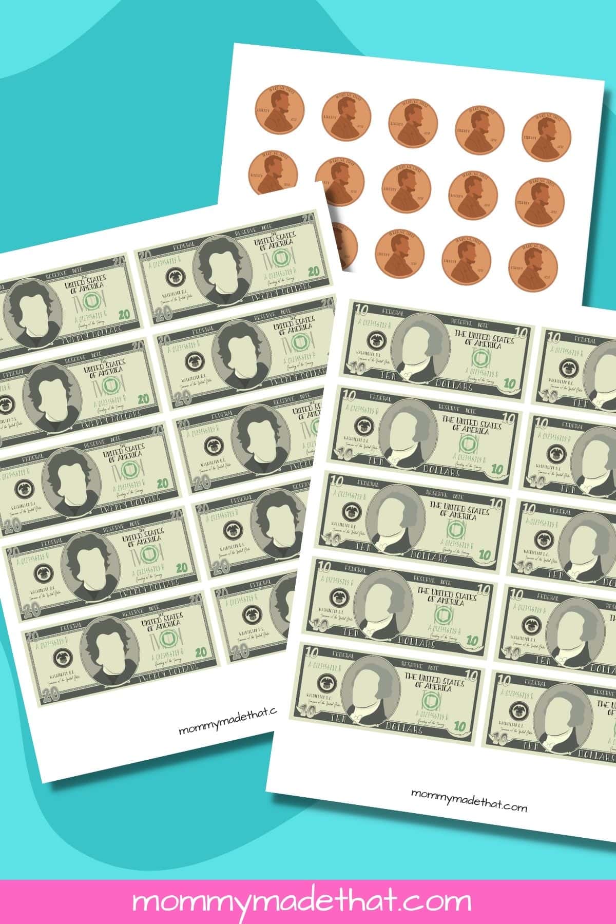 printable money templates