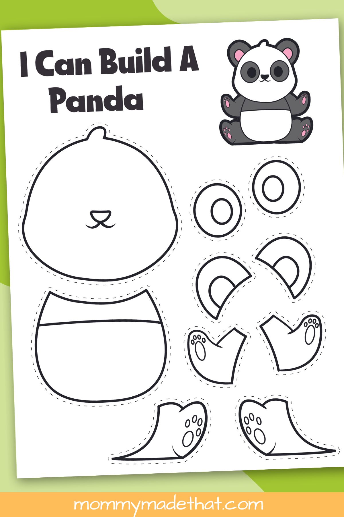 panda craft template