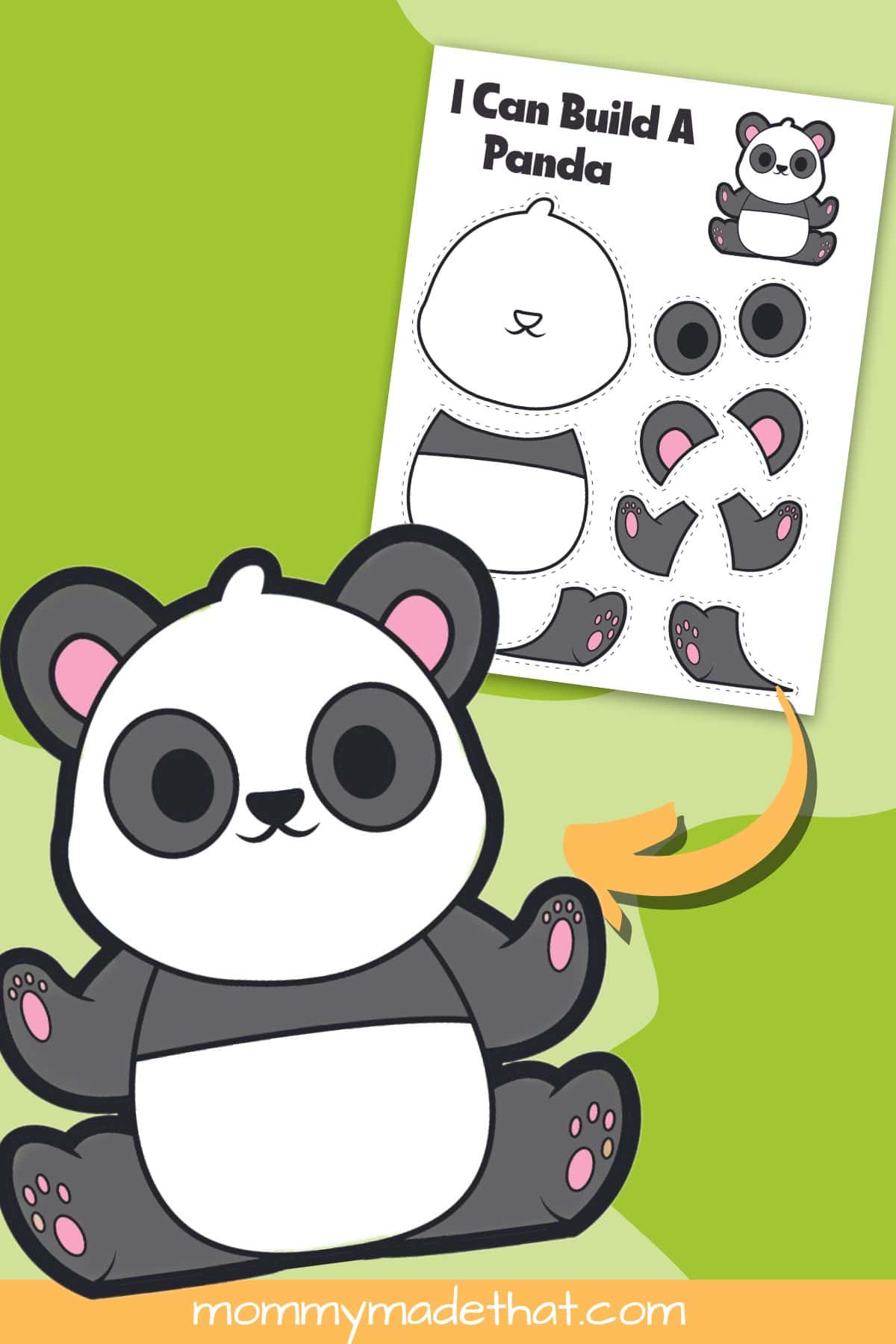 cute panda craft