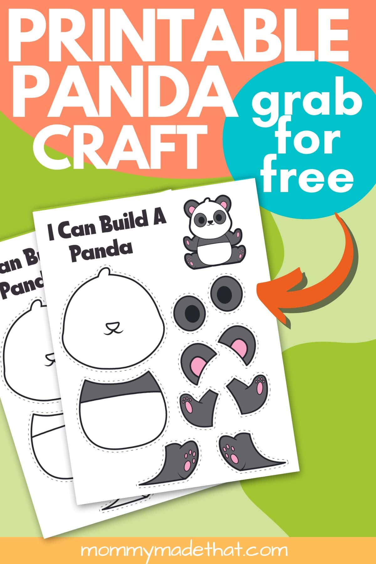 printable panda craft