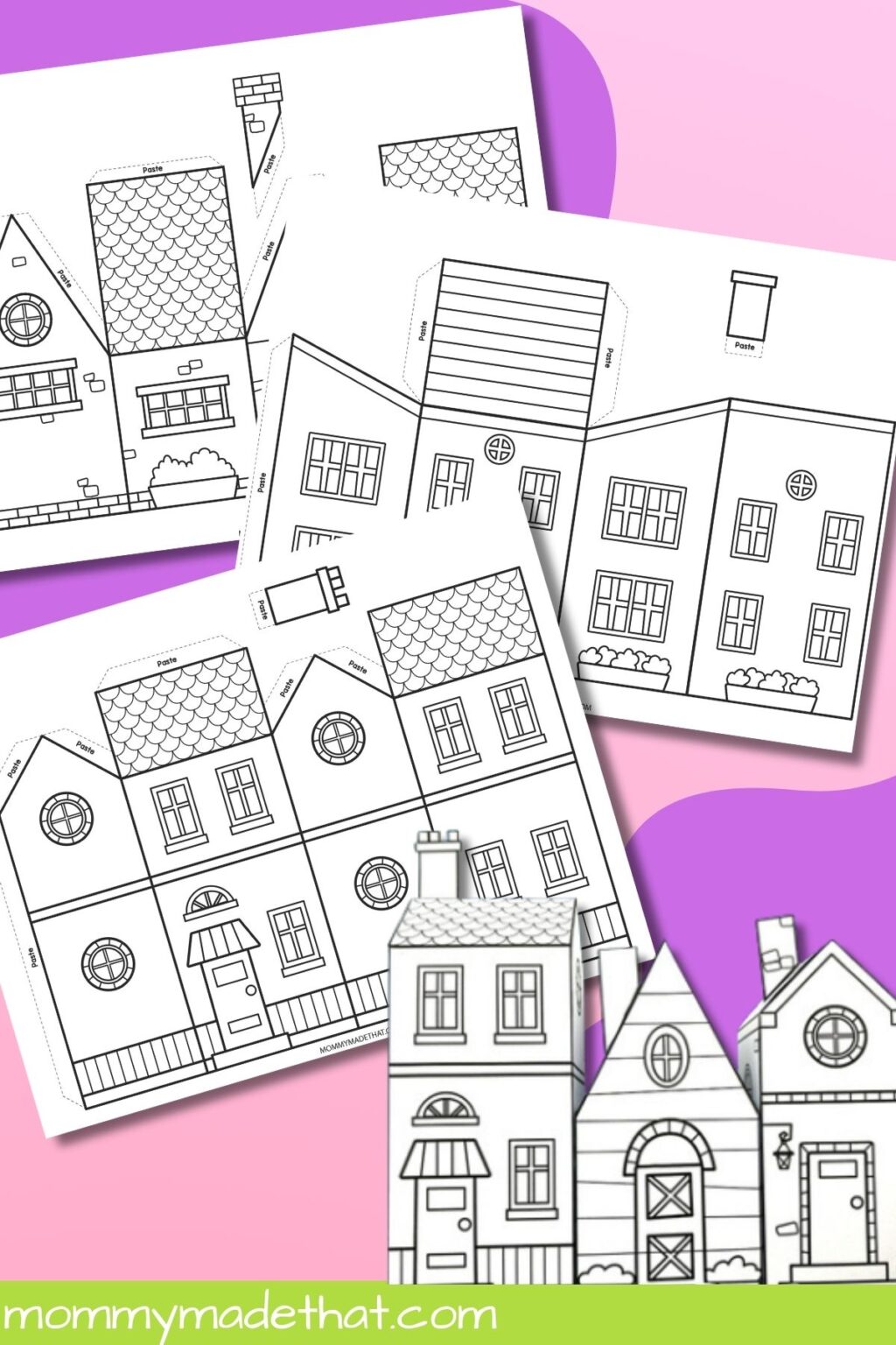 Paper House Templates (Lots of Cute Free Printables)