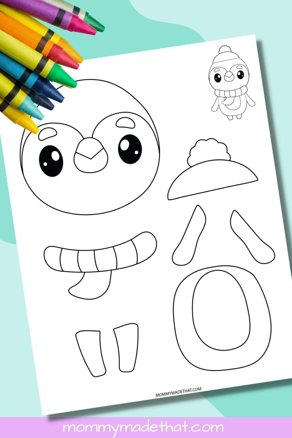 Printable Penguin Craft (With Free Template)