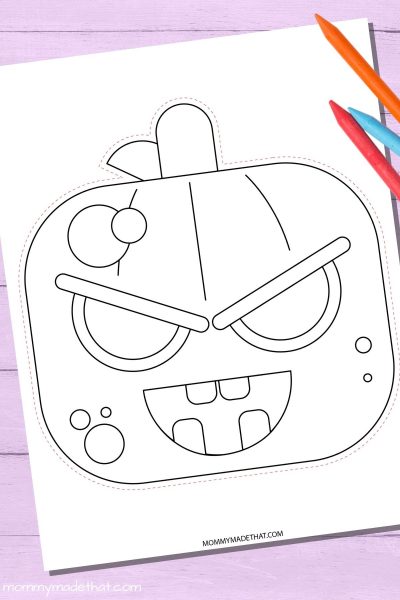Free Printable Halloween Coloring Masks