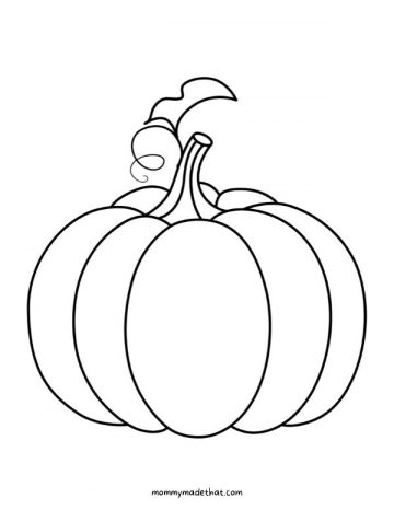 Free Printable Pumpkin Templates for Crafts and Activities