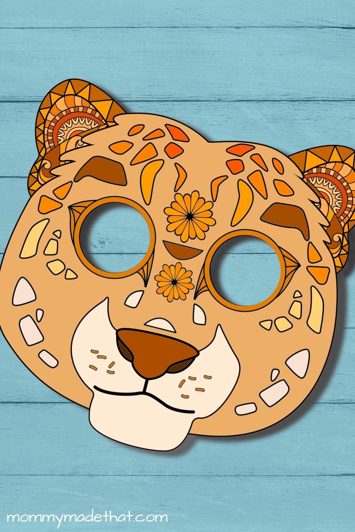 Free Printable Tiger Mask & Super Cute Tiger Face Template