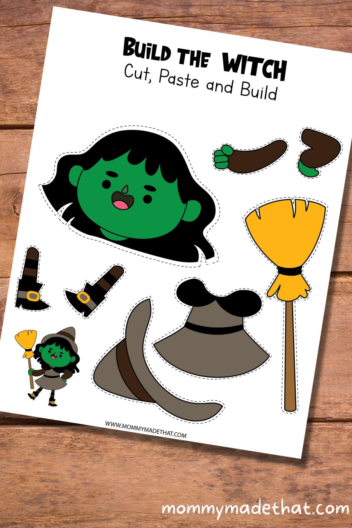 printable witch template