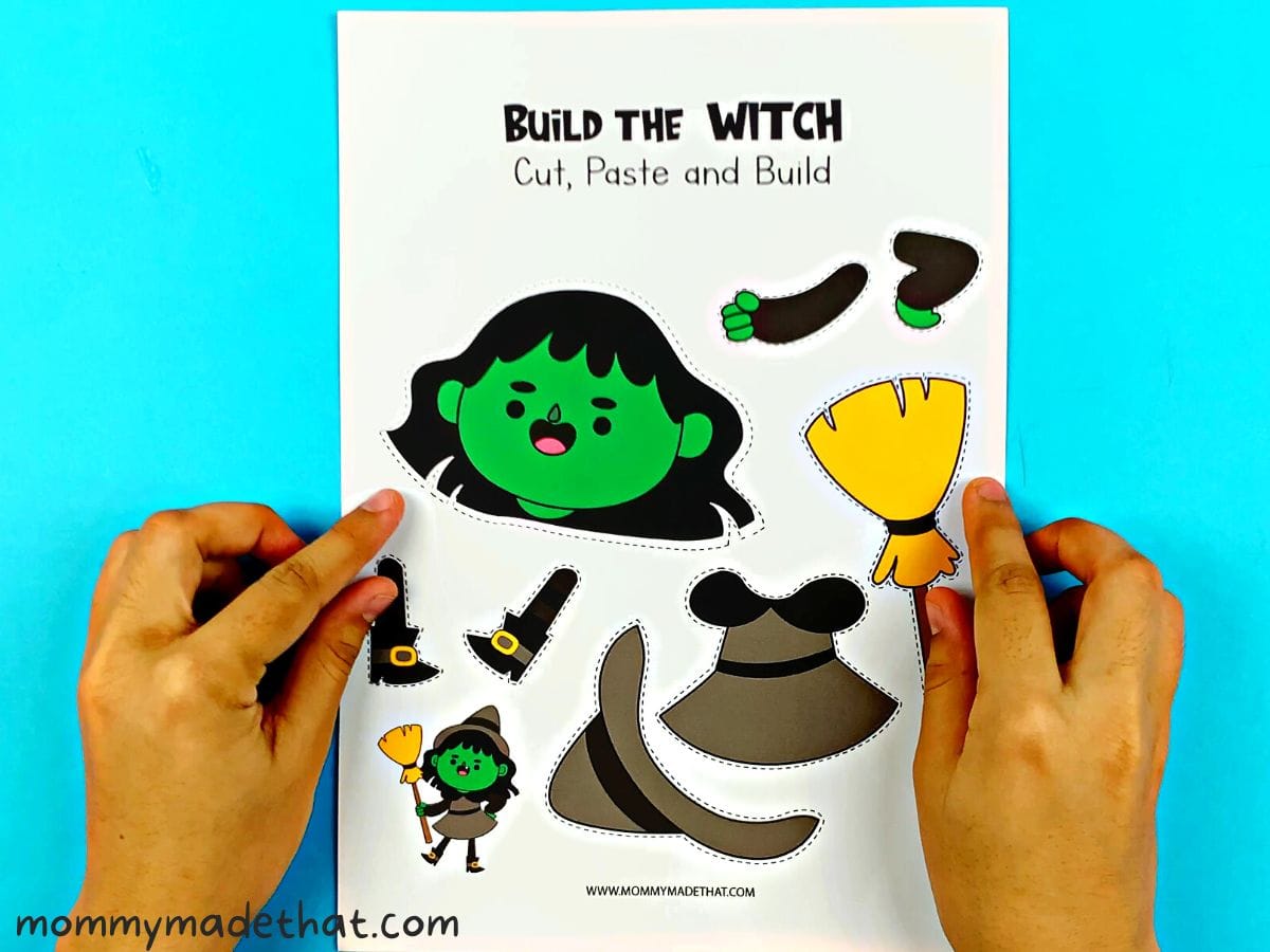 witch template printable