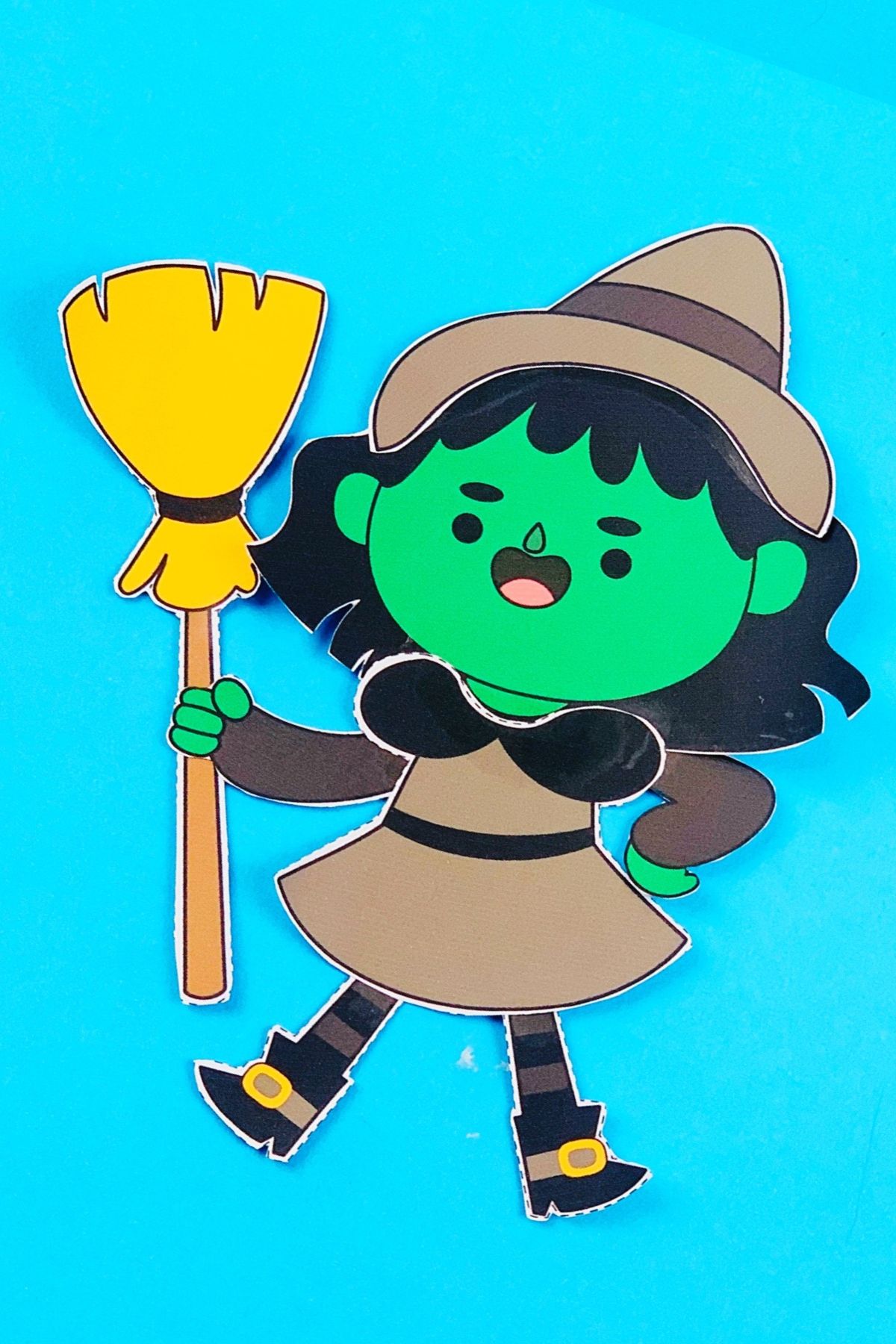 Cute Printable Witch Craft Template (Grab it for free!)