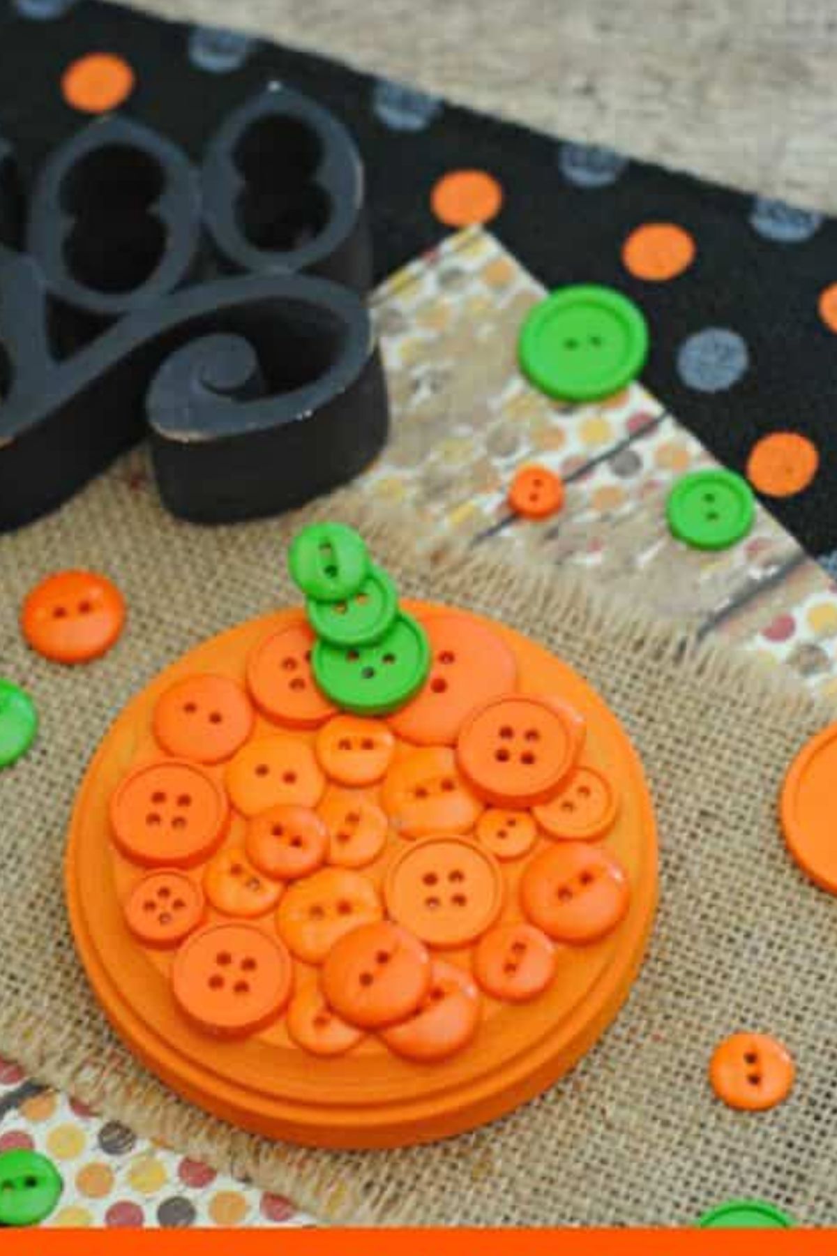 pumpkin button craft