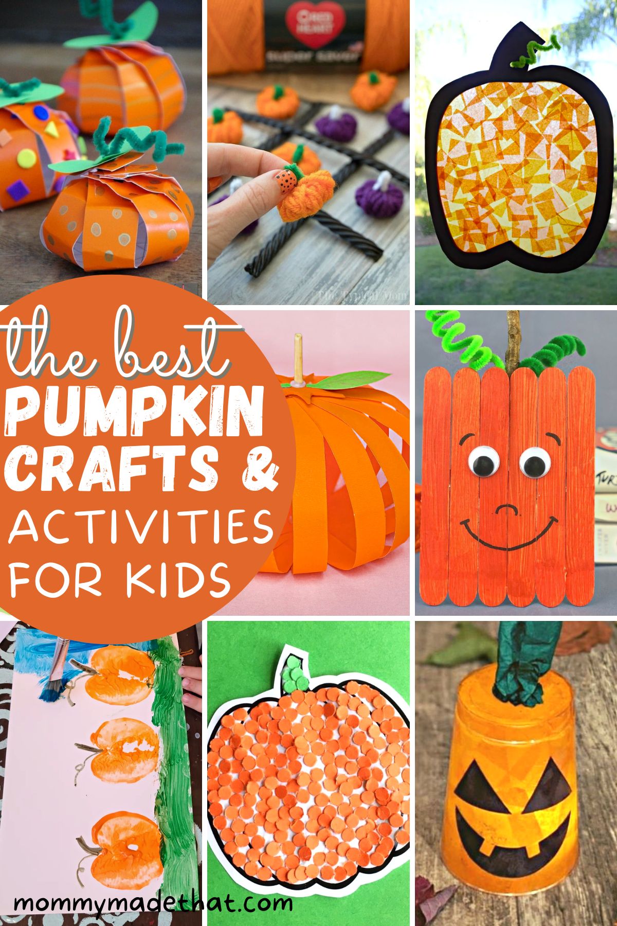 Easy Pumpkin Paper Plate Craft - The Best Ideas for Kids