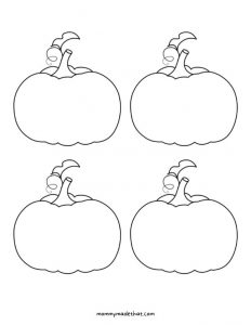 Free Printable Pumpkin Templates for Crafts and Activities