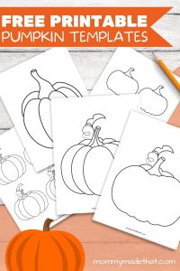 Free Printable Pumpkin Templates for Crafts and Activities