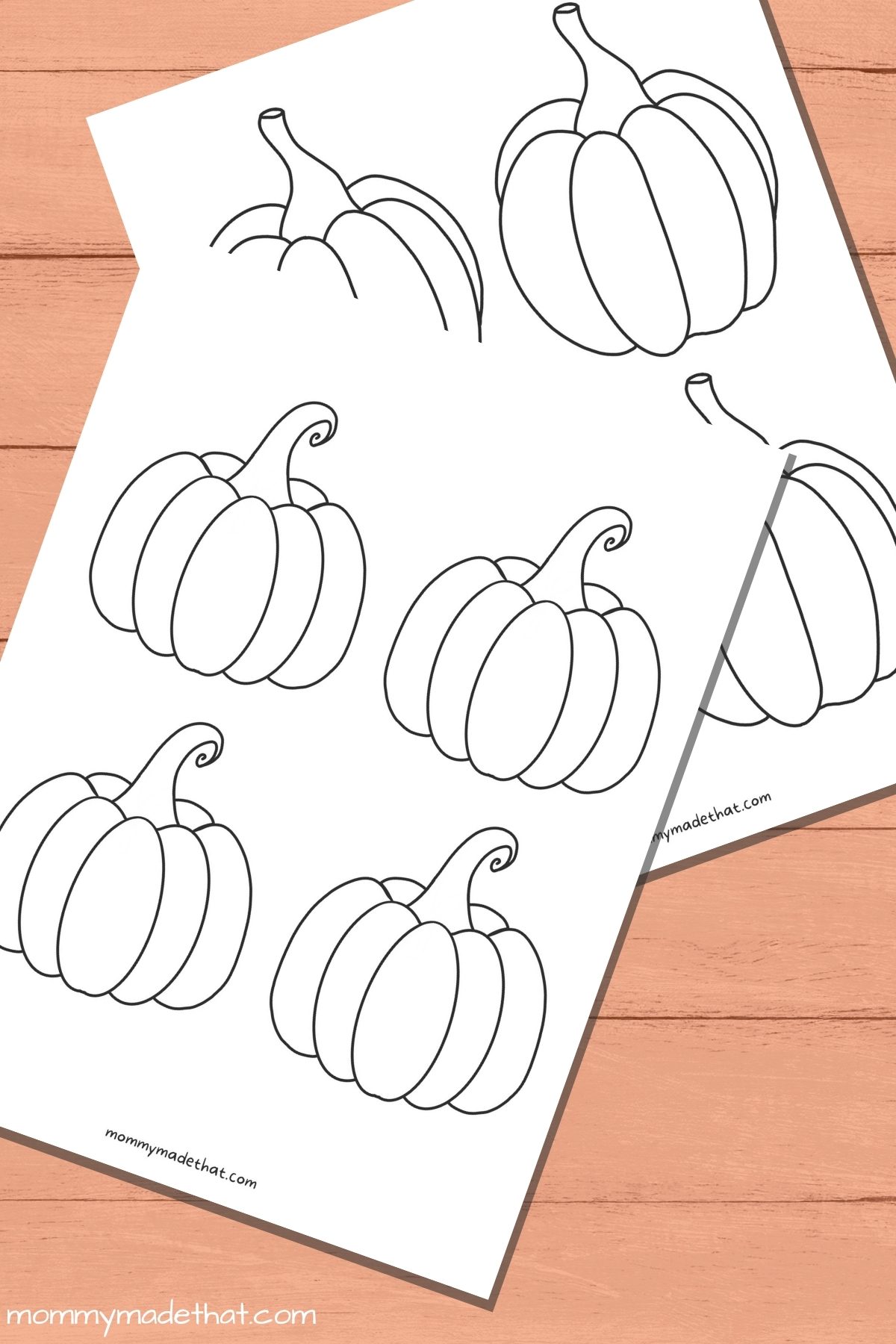 small pumpkin stencil outlines