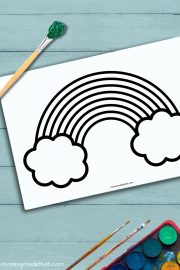 Free Rainbow Template Printables (Lots of Designs!)