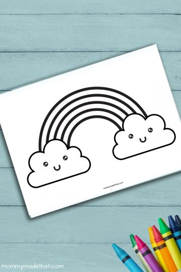 Free Rainbow Template Printables (Lots of Designs!)