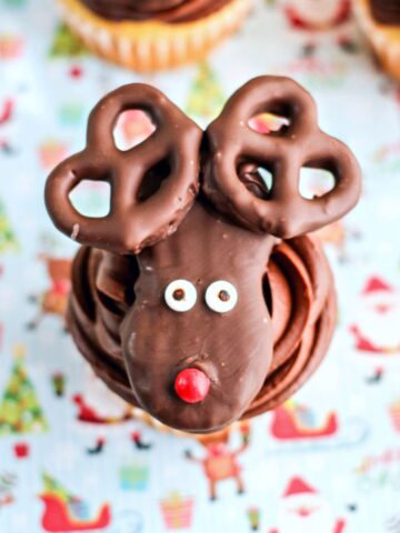 reindeer cupcake