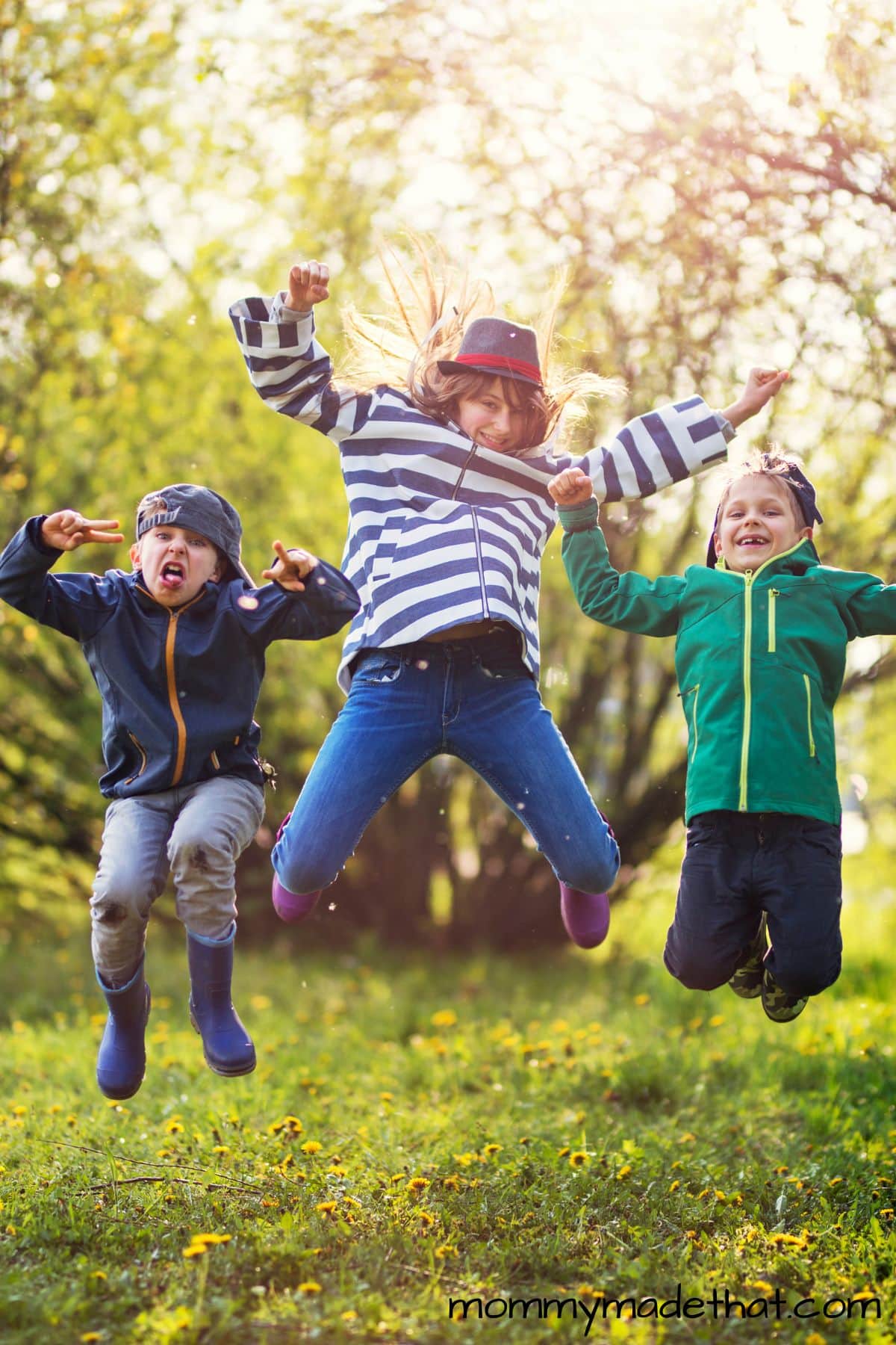 kids playing simon says