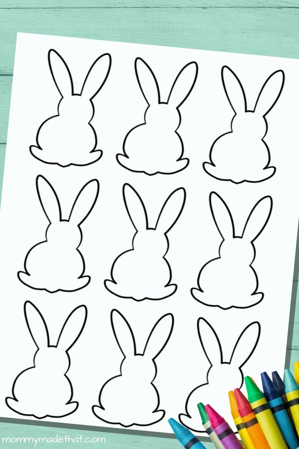 free printable bunny rabbit templates