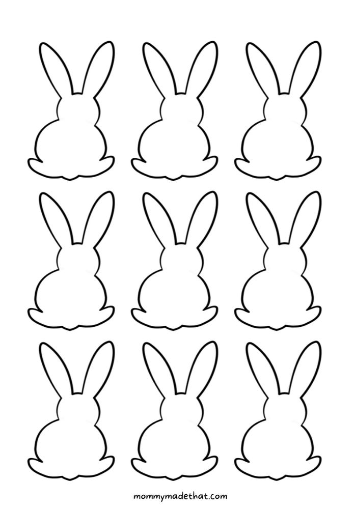Printable Bunny Template Free Create Adorable Easter Decorations Today free-printable-bunny-rabbit-templates-easter-bunny-crafts-easter