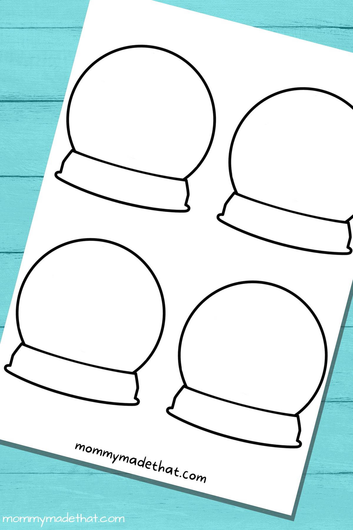 Adorable Snow Globe Templates Free Printables Adorable Snow Globe Templates Free Printables