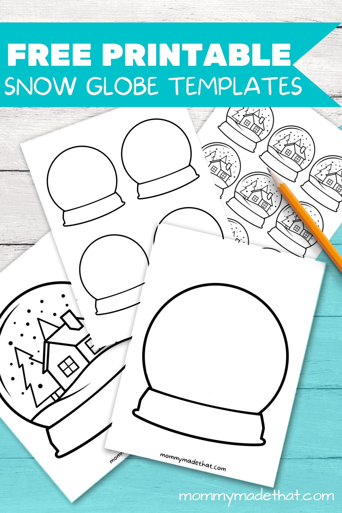 snow globe templates