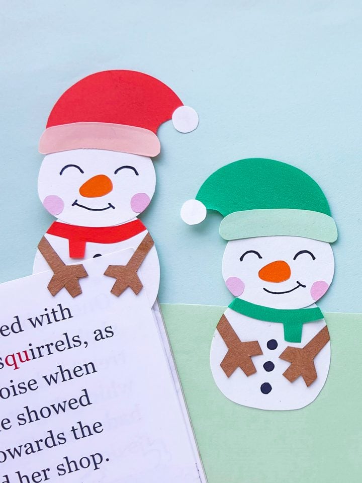 snowman bookmarks