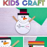 snowman christmas craft for kids