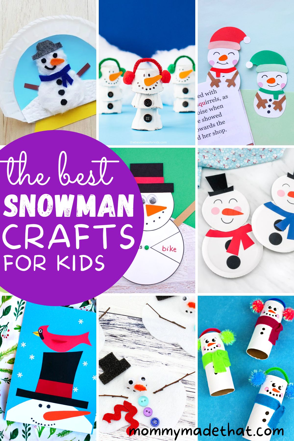 Snowman Craft - The Best Ideas for Kids