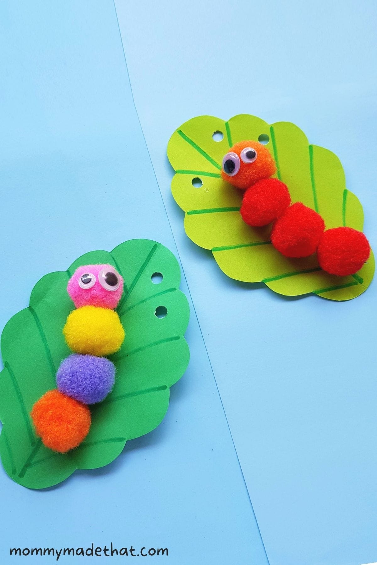 spring caterpillar craft for preschoolers