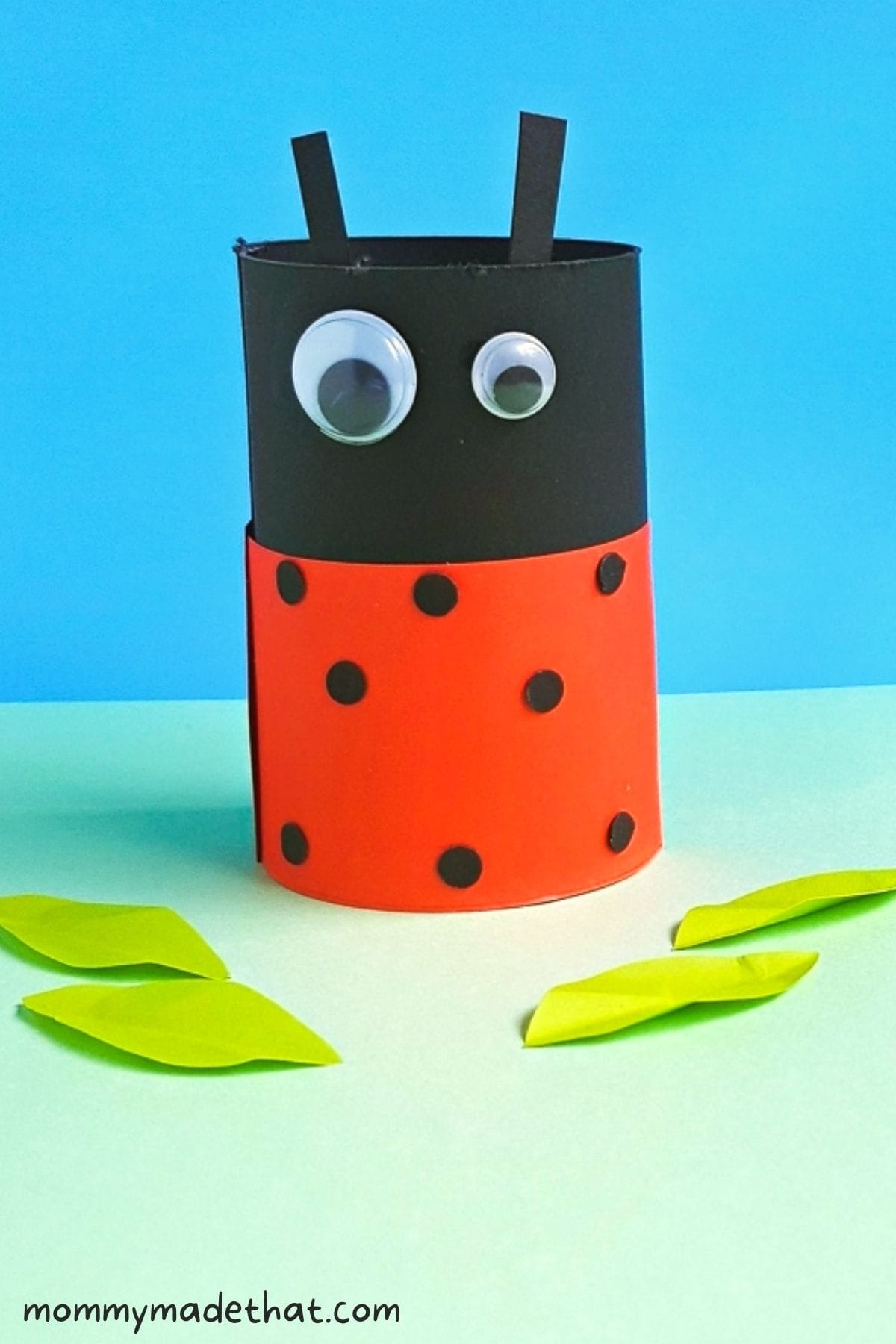 ladybug spring time craft