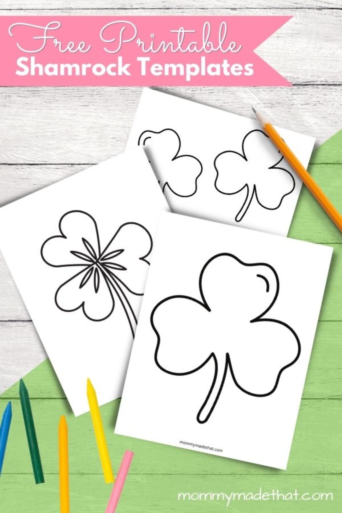 printable shamrocks