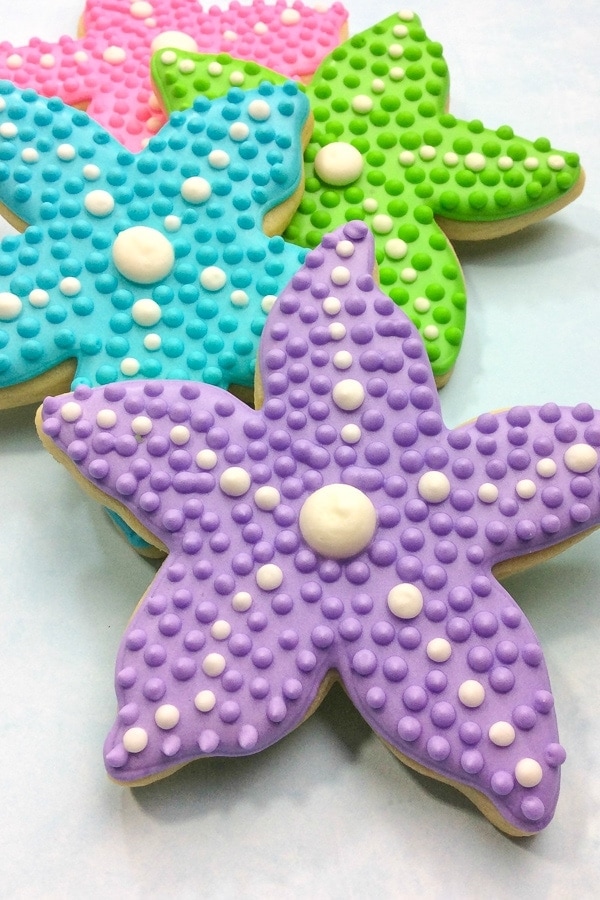 Mermaid Starfish Cookies