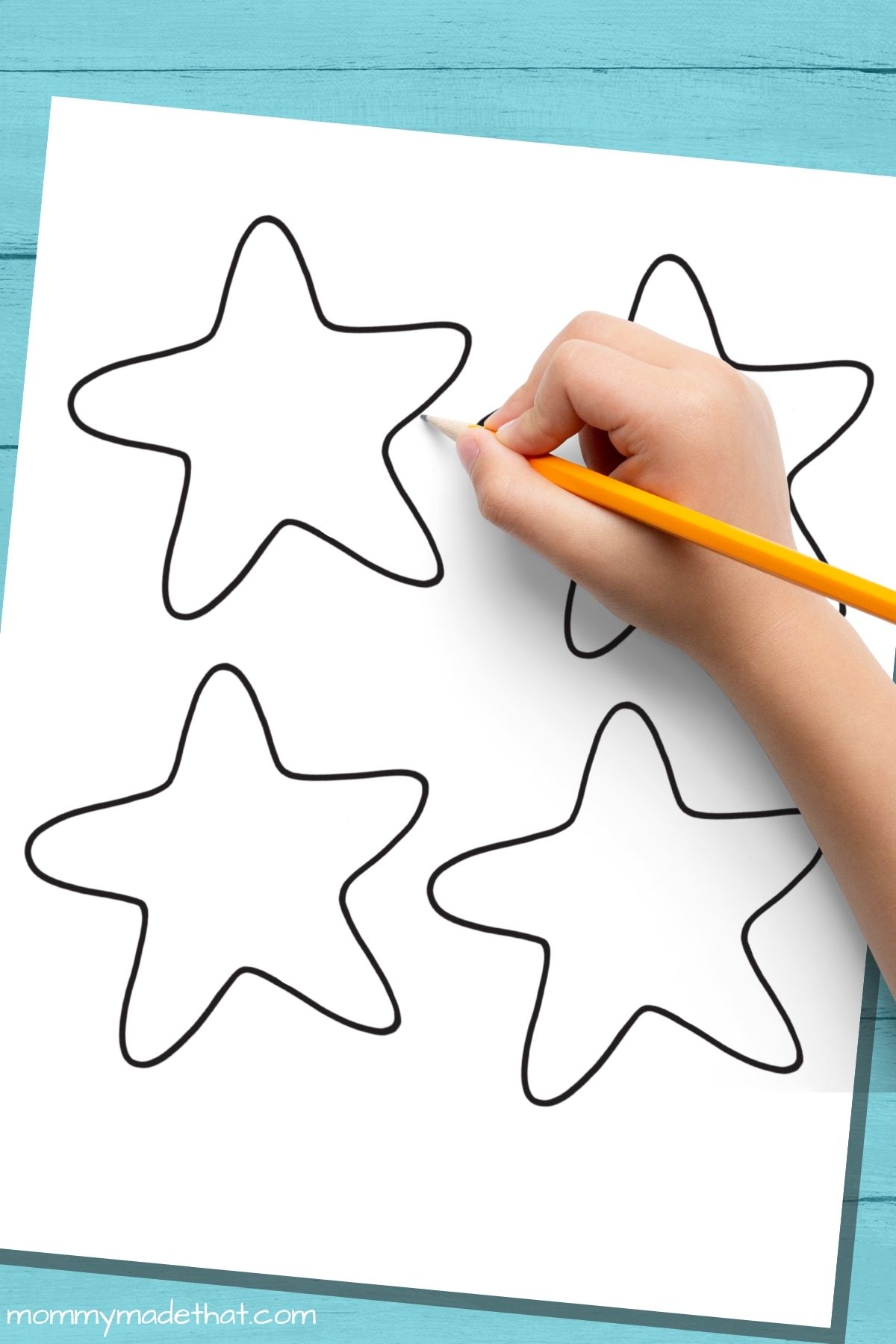 free printable starfish outlines