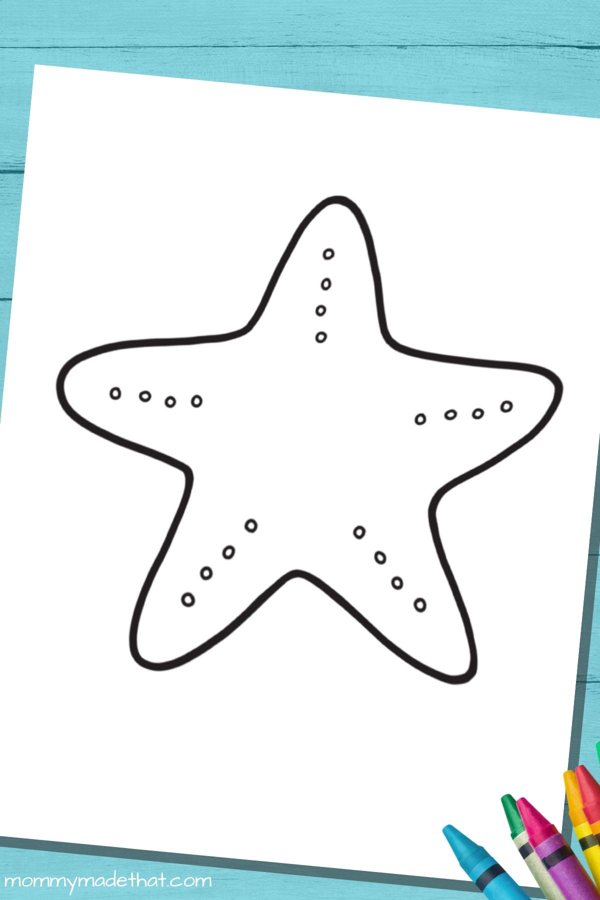Starfish outline