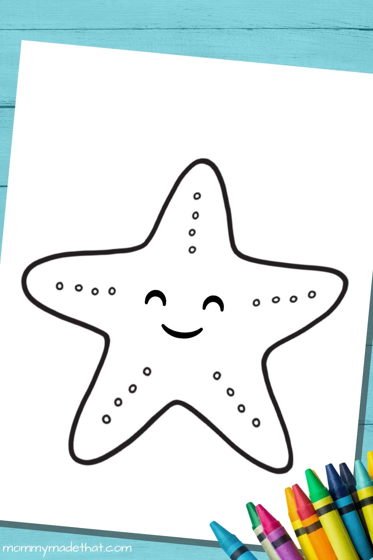 starfish coloring pages