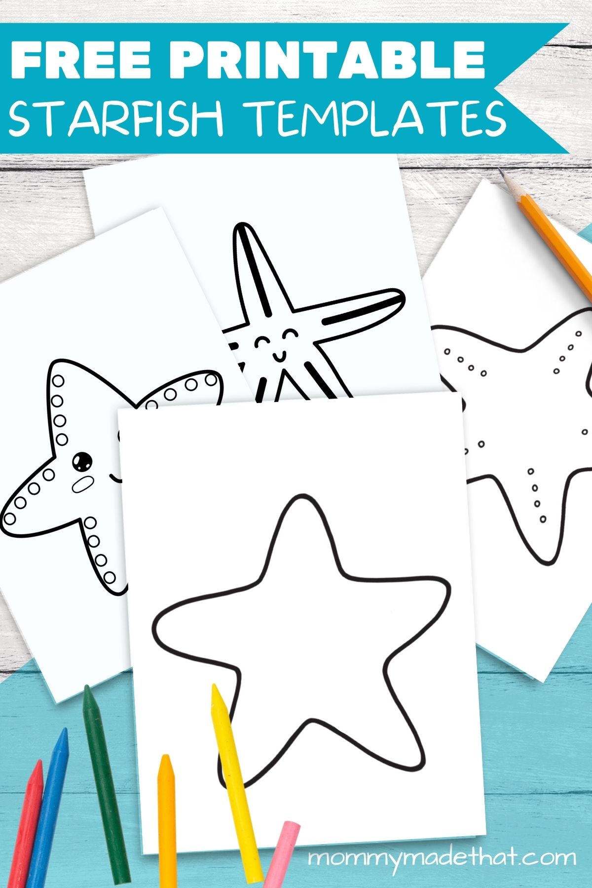 Free Printable Starfish Template & Outlines for Best Ocean Crafts