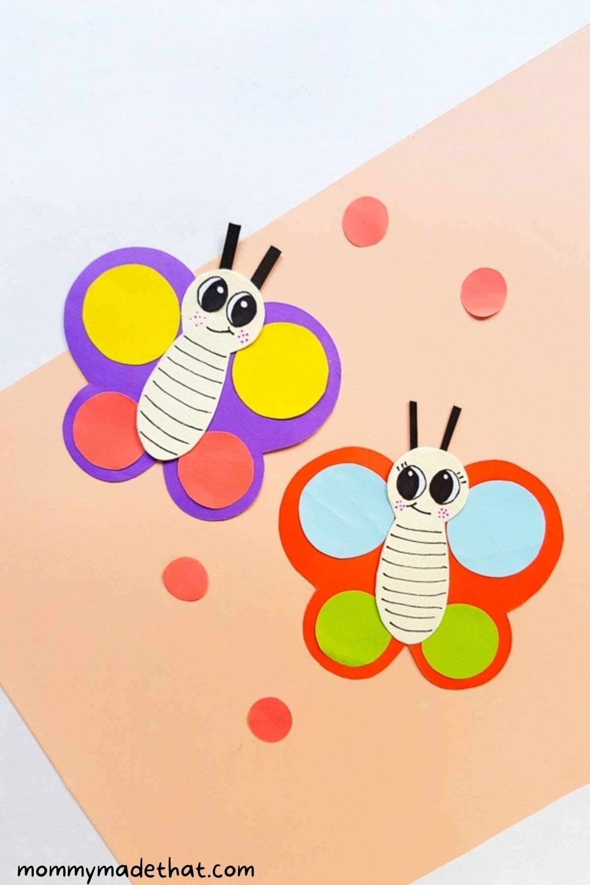 easy butterfly craft for toddlers and preschoolers