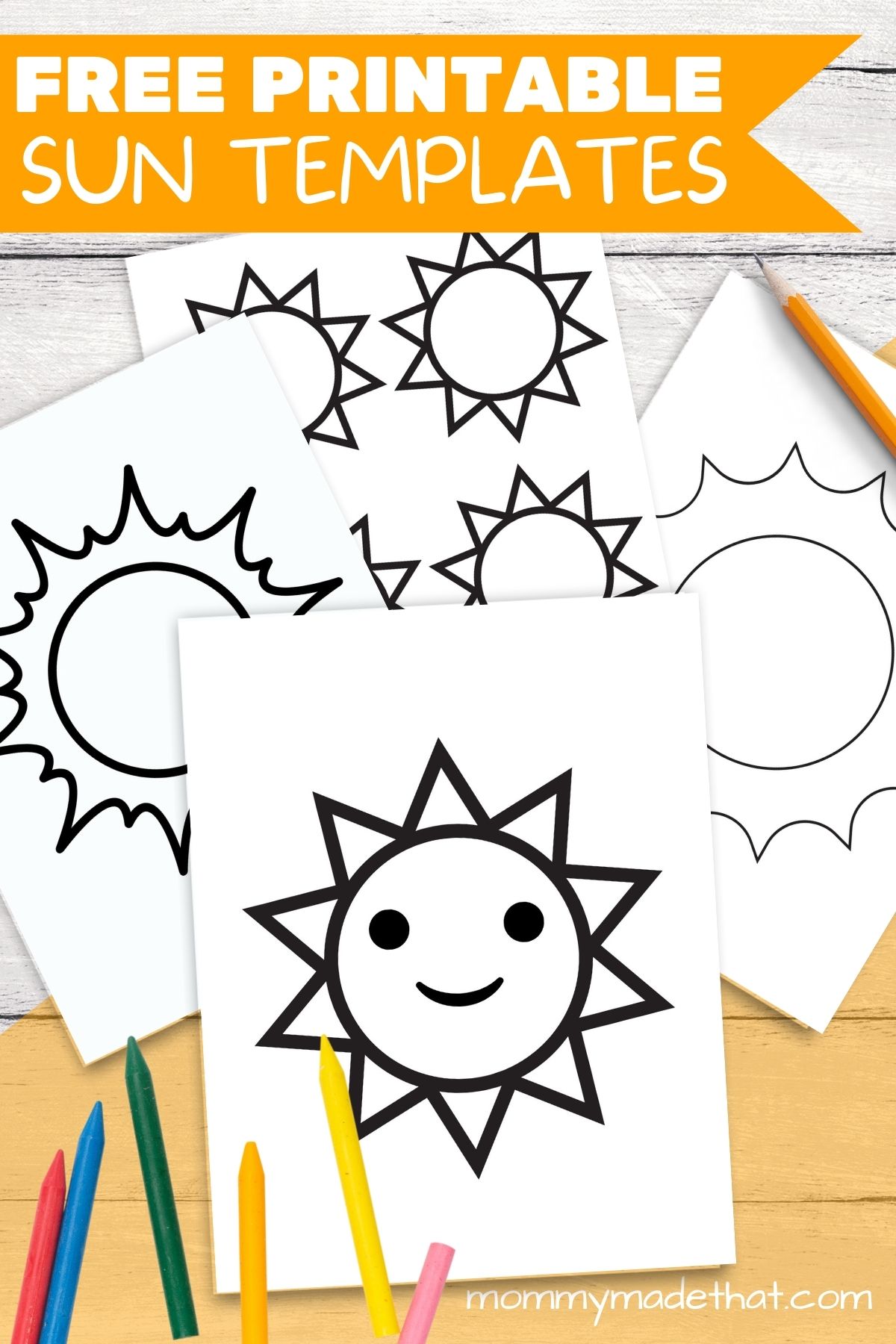 Sun Templates for Summer Fun (Tons of Free Printables!)