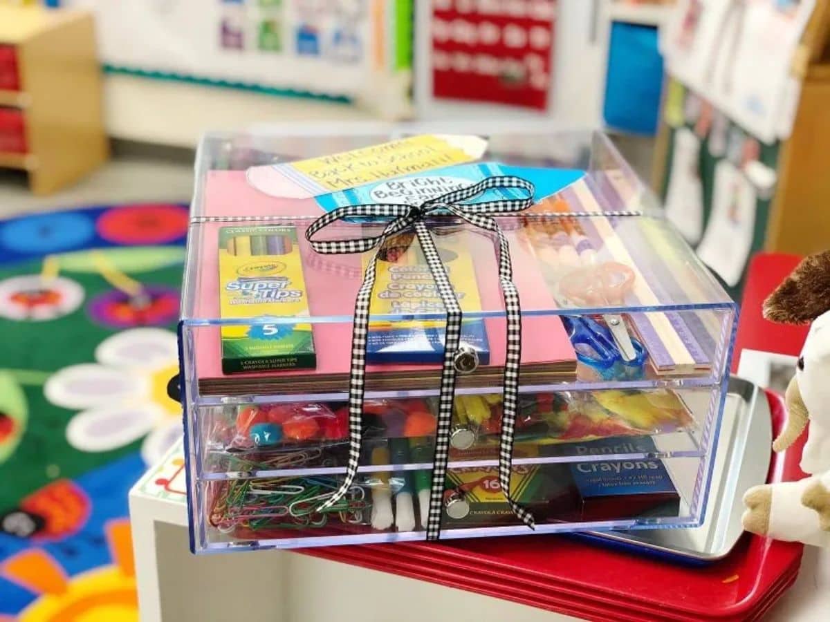 school supply craft for teachers appreciation