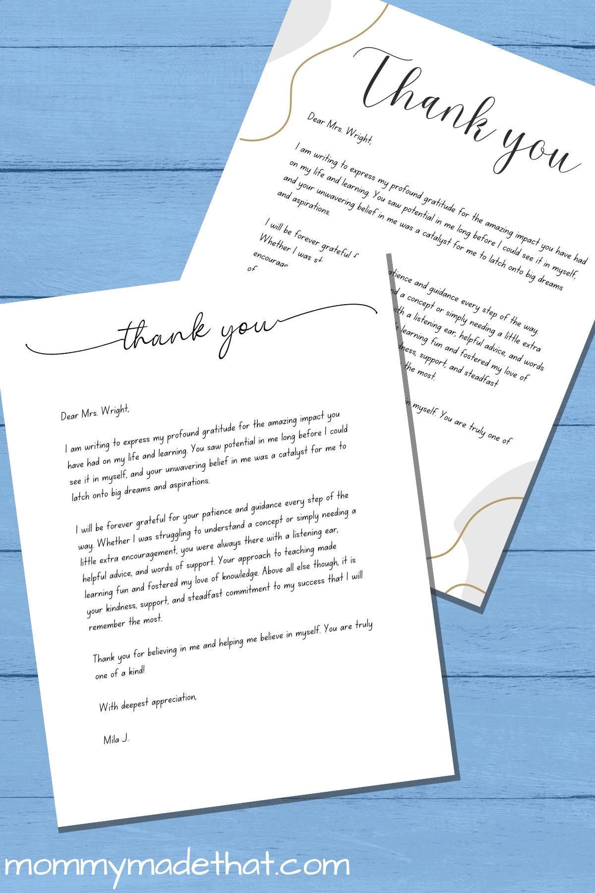 Writing a Beautiful Teacher Appreciation Letter: How to Say Thank You