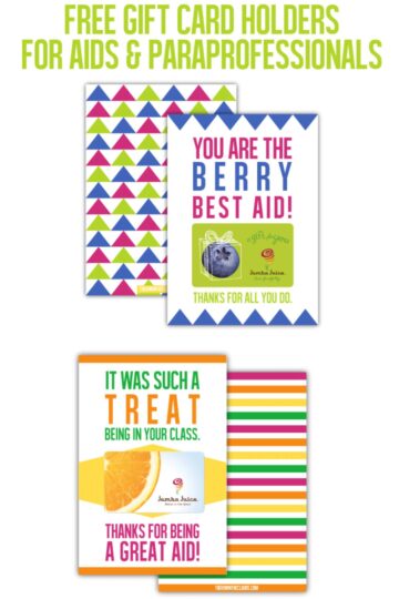 Free Teacher Appreciation Printables (Lots to Choose From!)