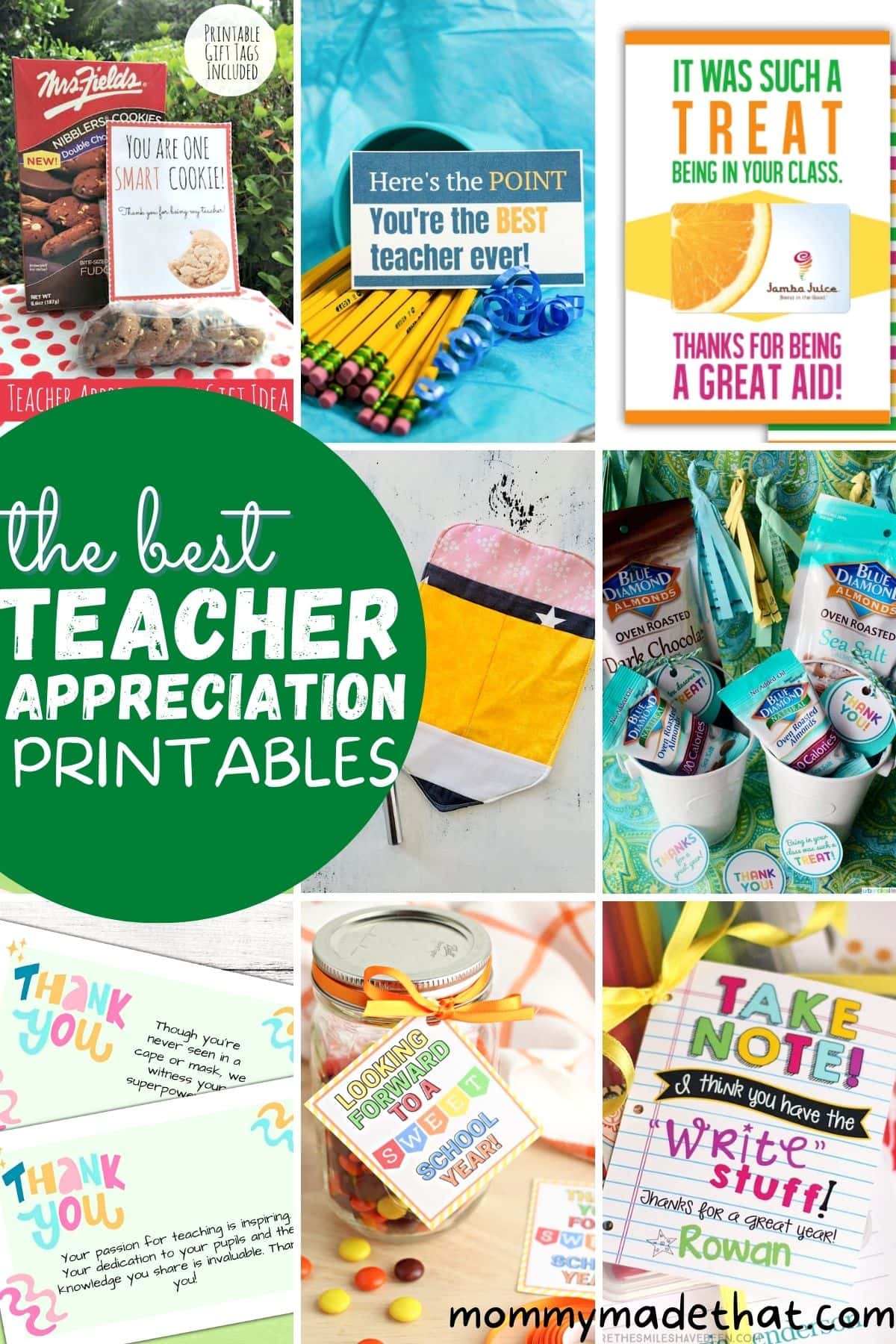 Free Teacher Appreciation Printables (Lots to Choose From!)