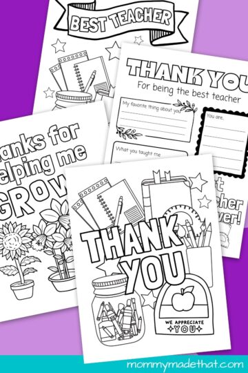 Free Teacher Appreciation Printables (Lots to Choose From!)