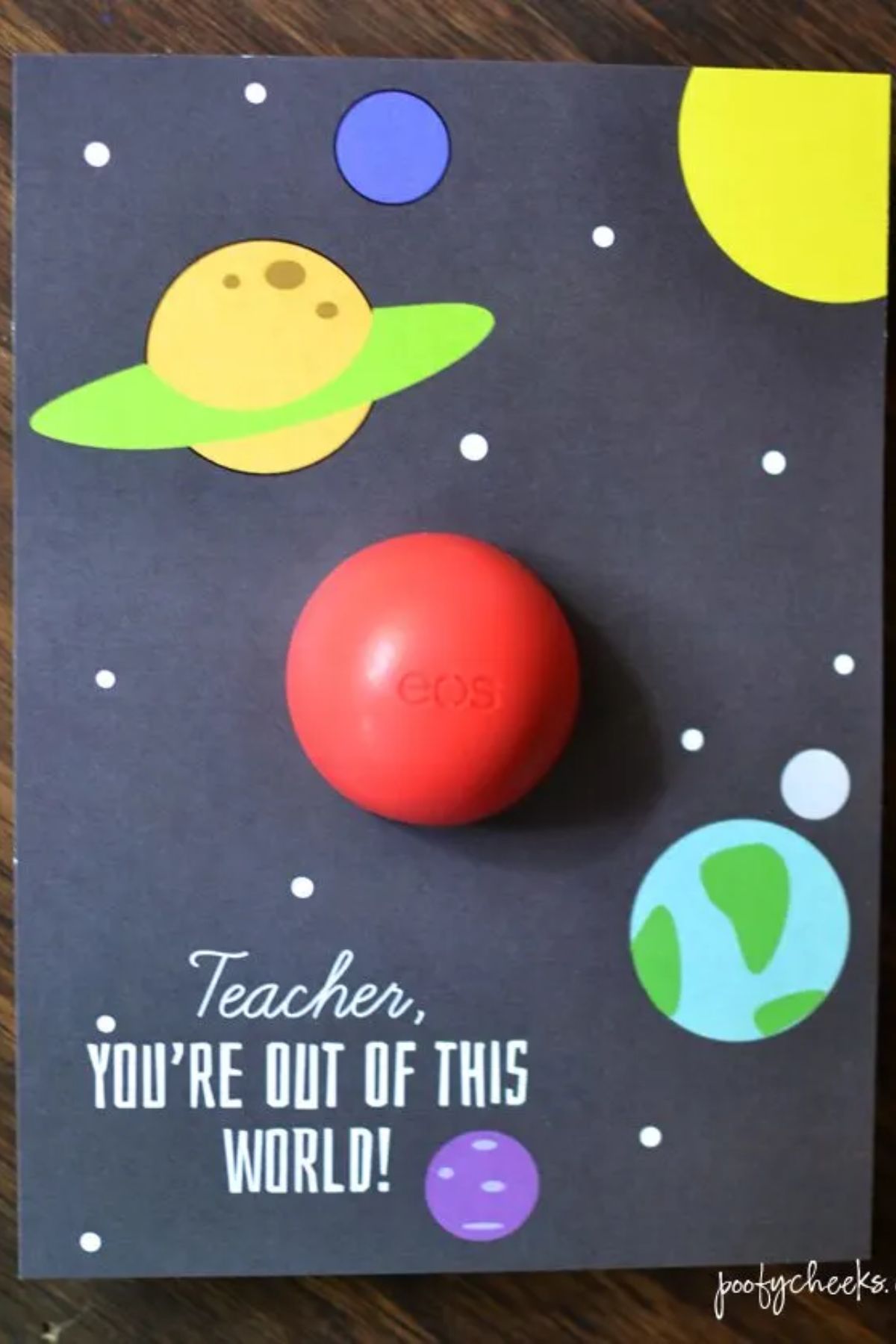 printable out of this world teacher gift