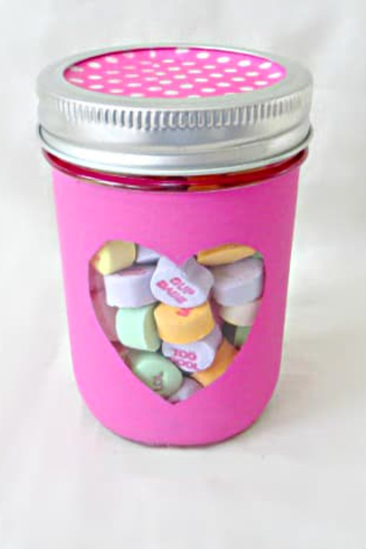 cute handmade teacher valentine day jar gift