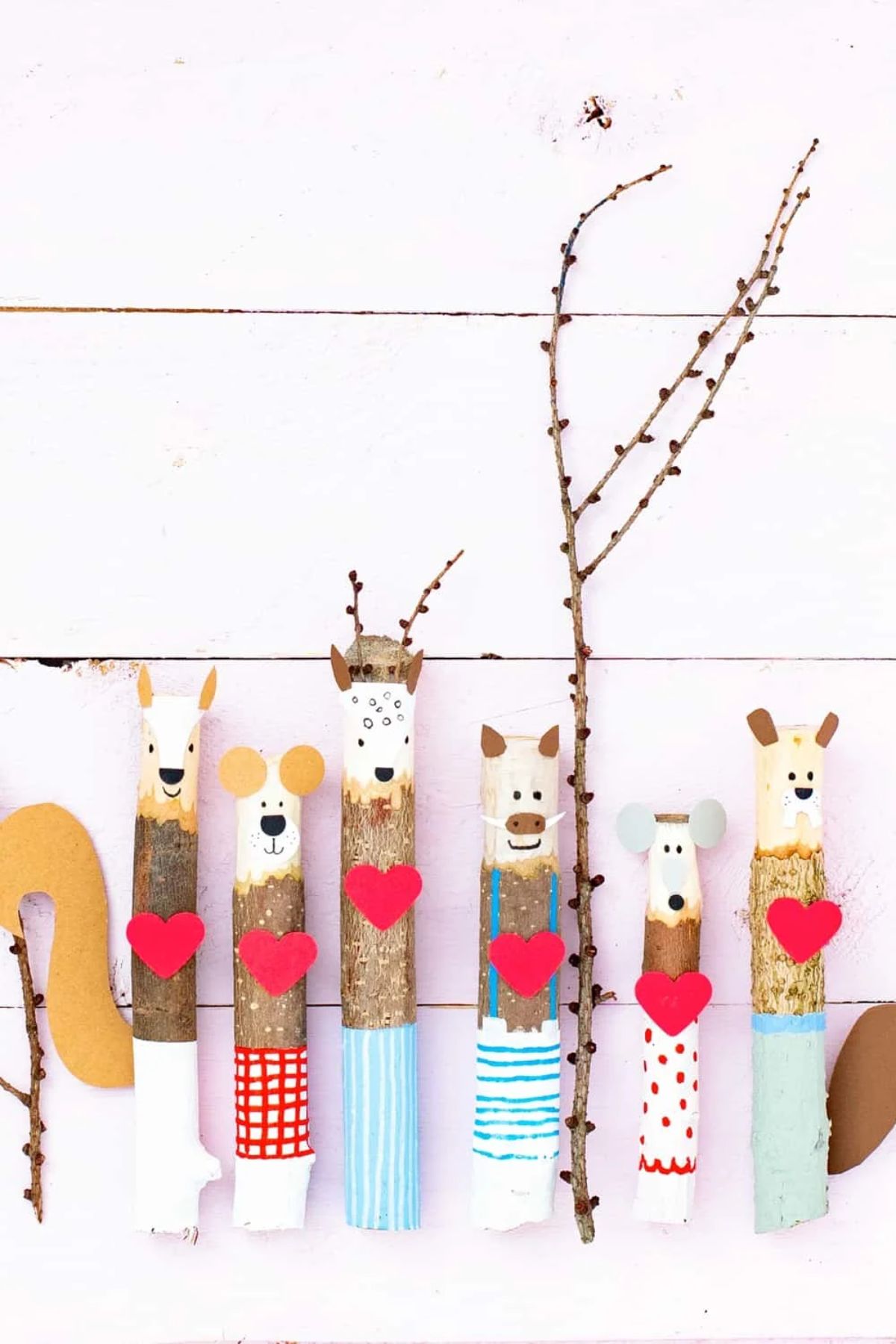 cute vaelntines day stick craft gift