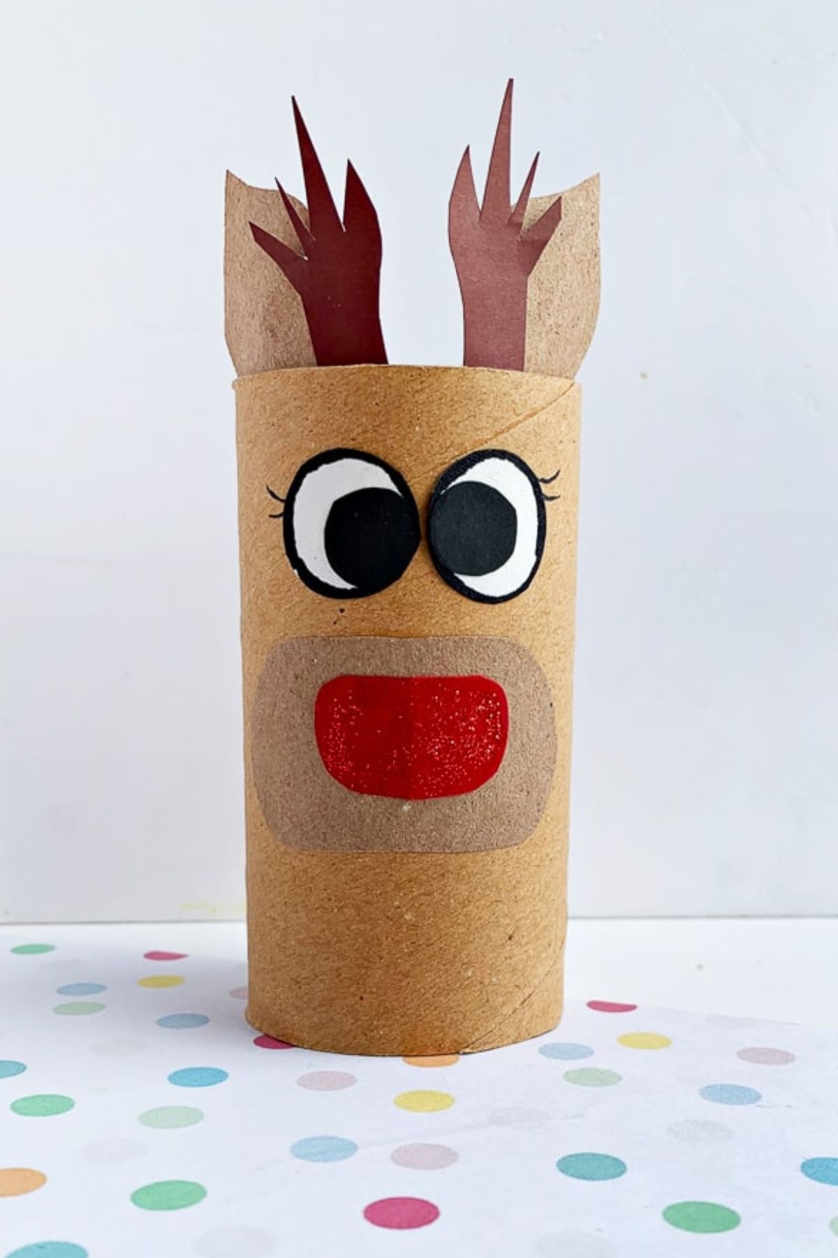 toilet paper roll reindeer craft