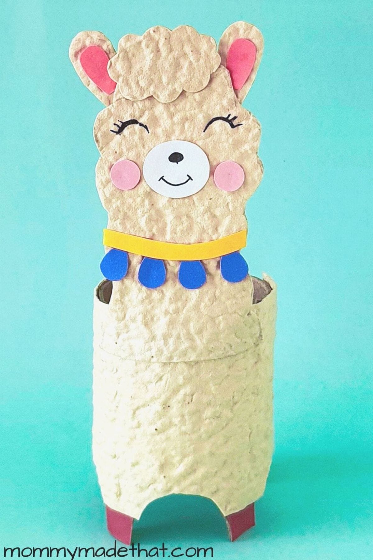 toilet paper roll llama craft